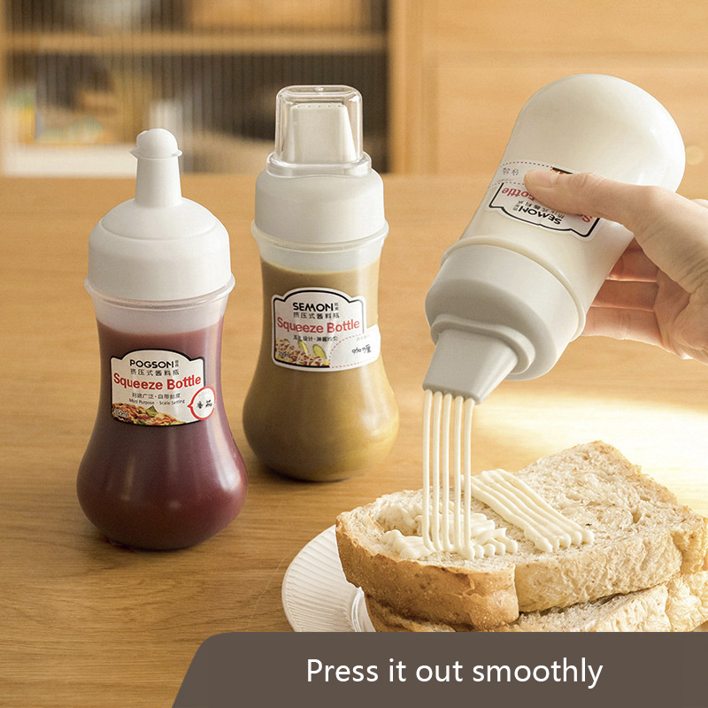 1 Set Mini Sauce Bottle Refillable Ketchup Honey Salad Containers Bottles  Portable Sauce Jars Lunch Box Dressing Dispensers Box - AliExpress
