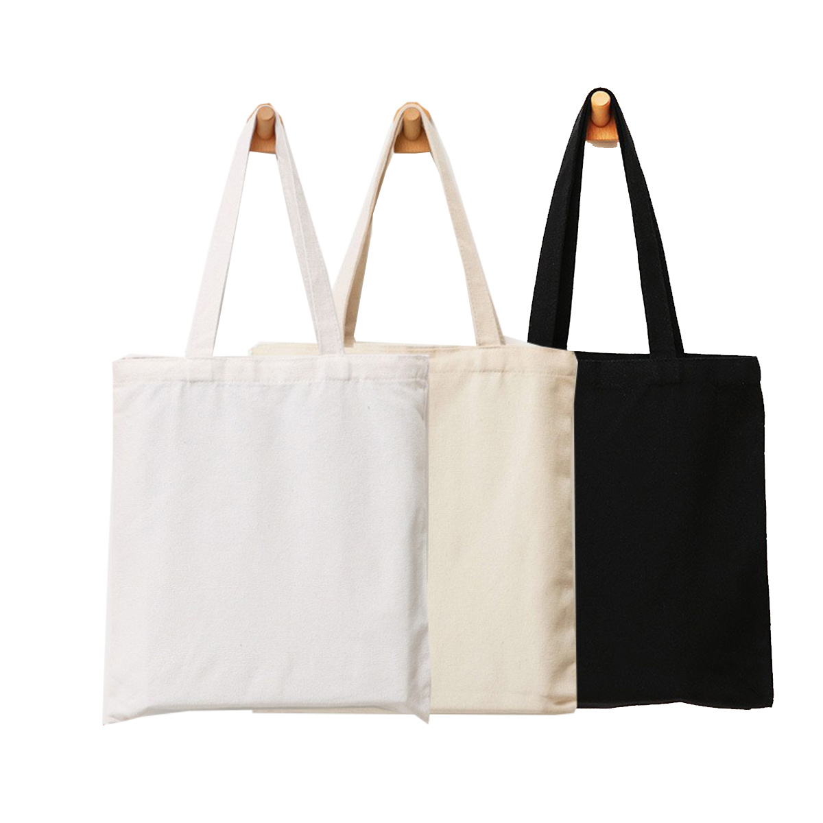 Reusable Canvas Tote Bag, Lightweight Grocery Shopping Bag, Gift