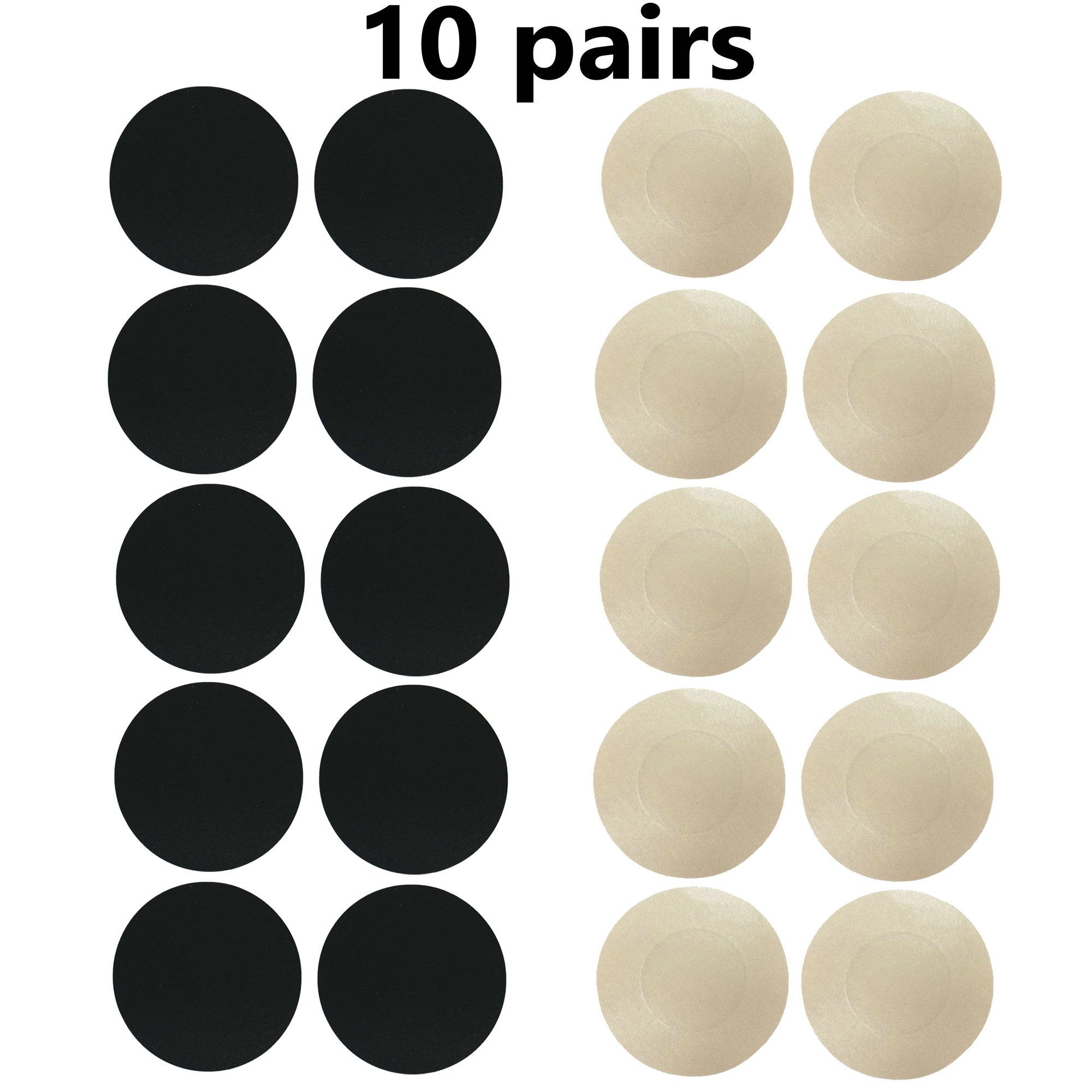 10 Pairs Womens Satin Self Adhesive Boob Sticker Circle - Temu