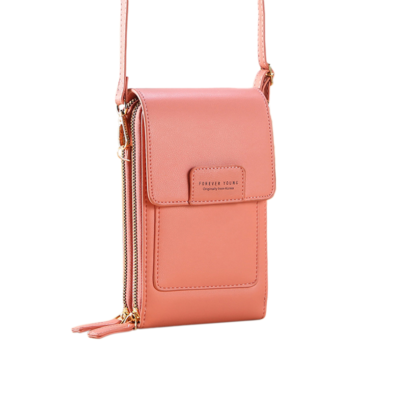 Mini Touch Screen Cellphone Bag Fashion Pu Crossbody Bag Womens Casual  Handbag Shoulder Bag Card Holder Purse Wallet - Bags & Luggage - Temu