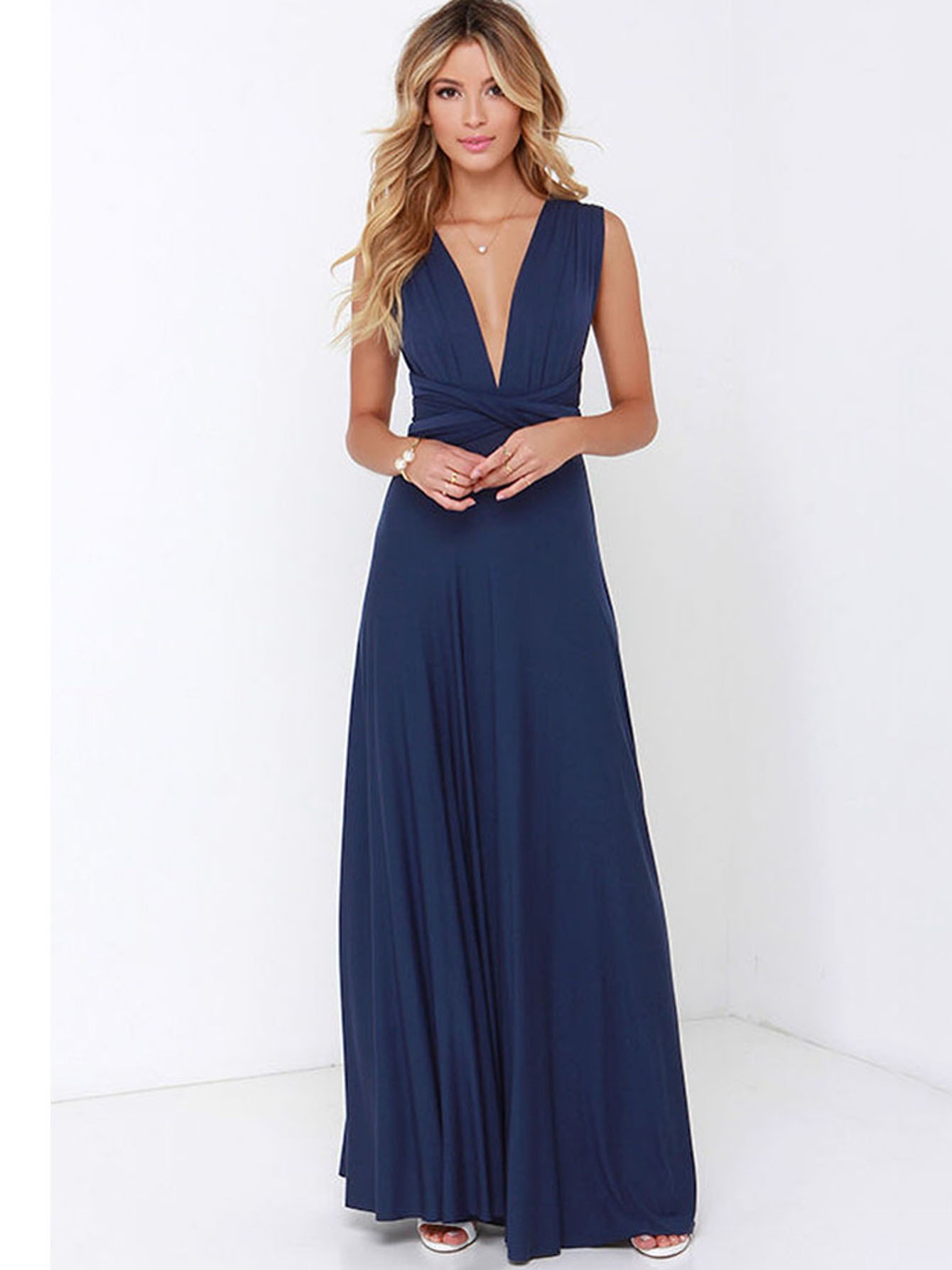 Sexy Maxi Dress Sleeveless Party Prom Dress Women's Clothing - Temu