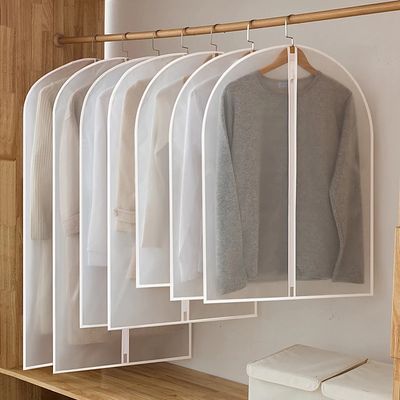 1pc Clothes Hanging Garment Dress Suit Coat Dust Cover Home Storage Bag Pouch Case Organizer Wardrobe Hanging Clothing