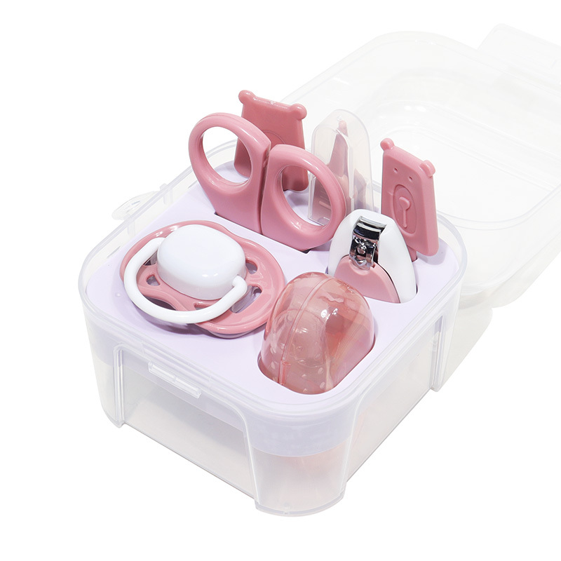 MKNZOME - Kit de aseo para bebé, 12 piezas, kit portátil de cuidado del  bebé con estuche de almacenamiento, kit de cuidado de la salud, cepillo y