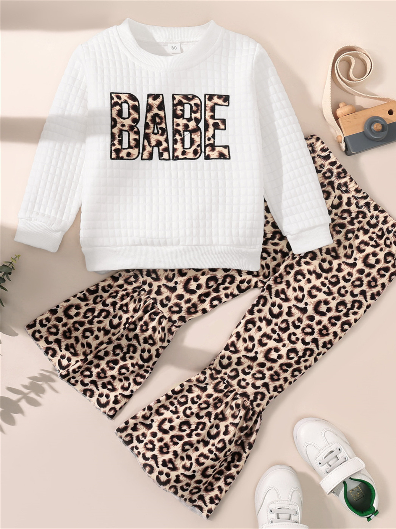 Girls Leopard Print Clothes - Temu