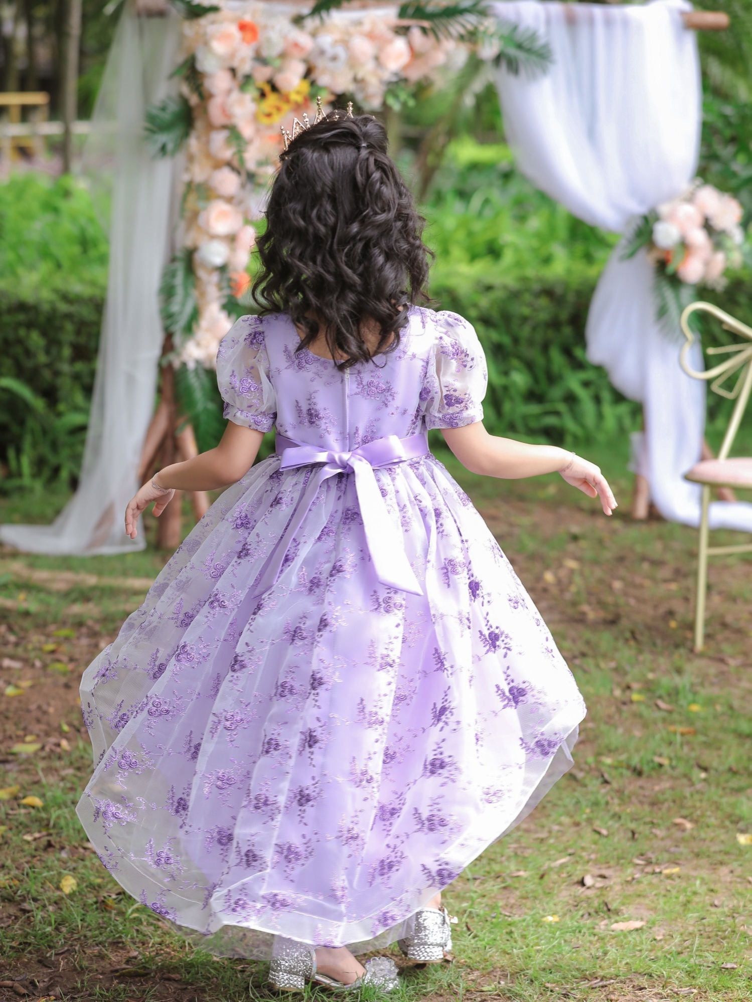 Vestido de baile bordado con cuentas para niños, vestido de princesa para  desfile de belleza, vestido de cumpleaños para niña de flores hinchadas,  fotografía de estilo mexicano - AliExpress