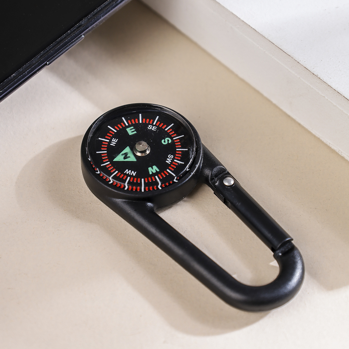 Compass Keychains, 2pcs Vintage Keyring Pendant Zinc Alloy Pocket