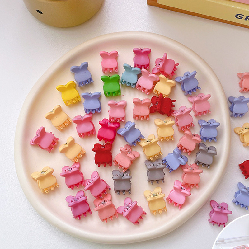 Cute Mini Hair Claw Clips For Girl Non slip Tiny Plastic - Temu