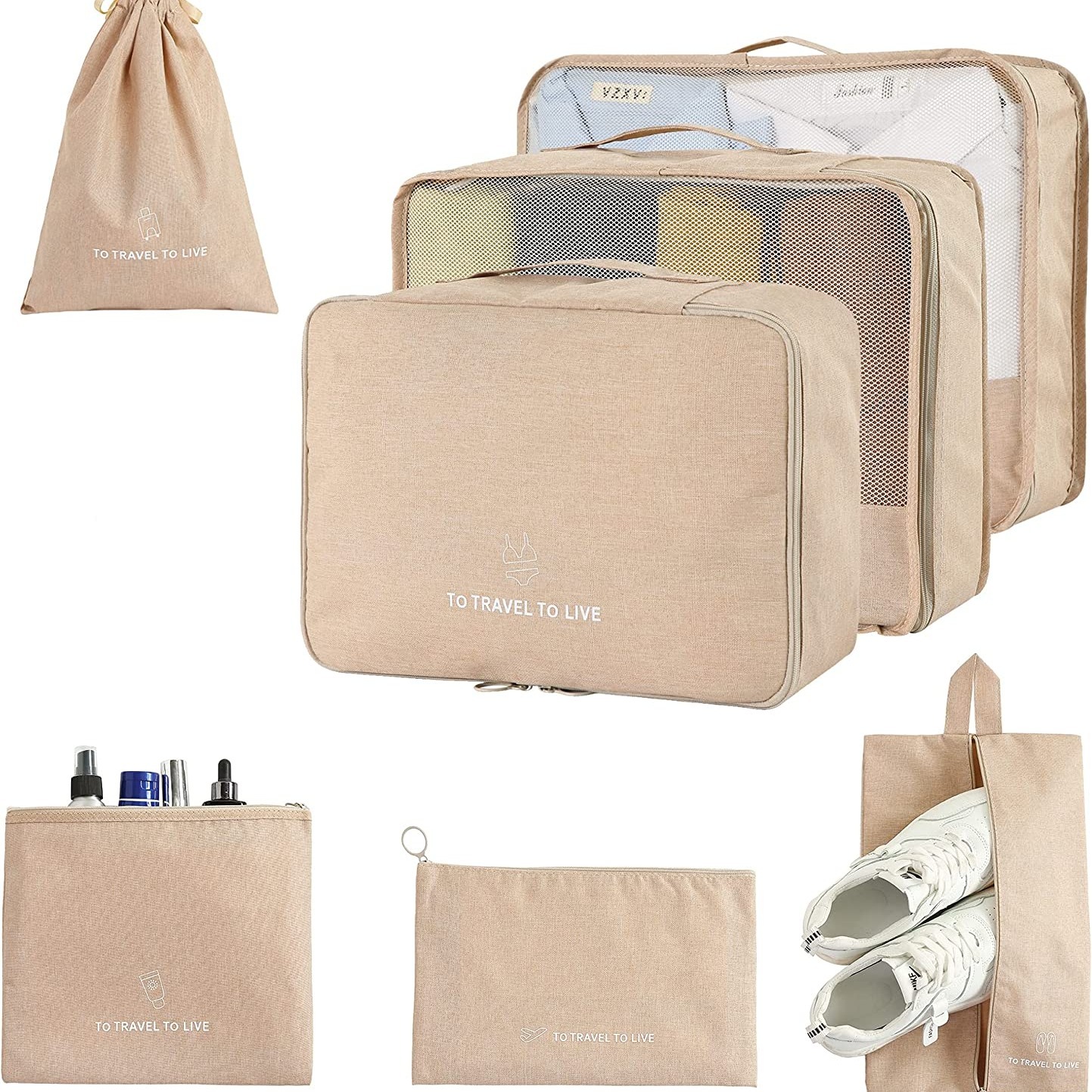 Luggage bag online organizer