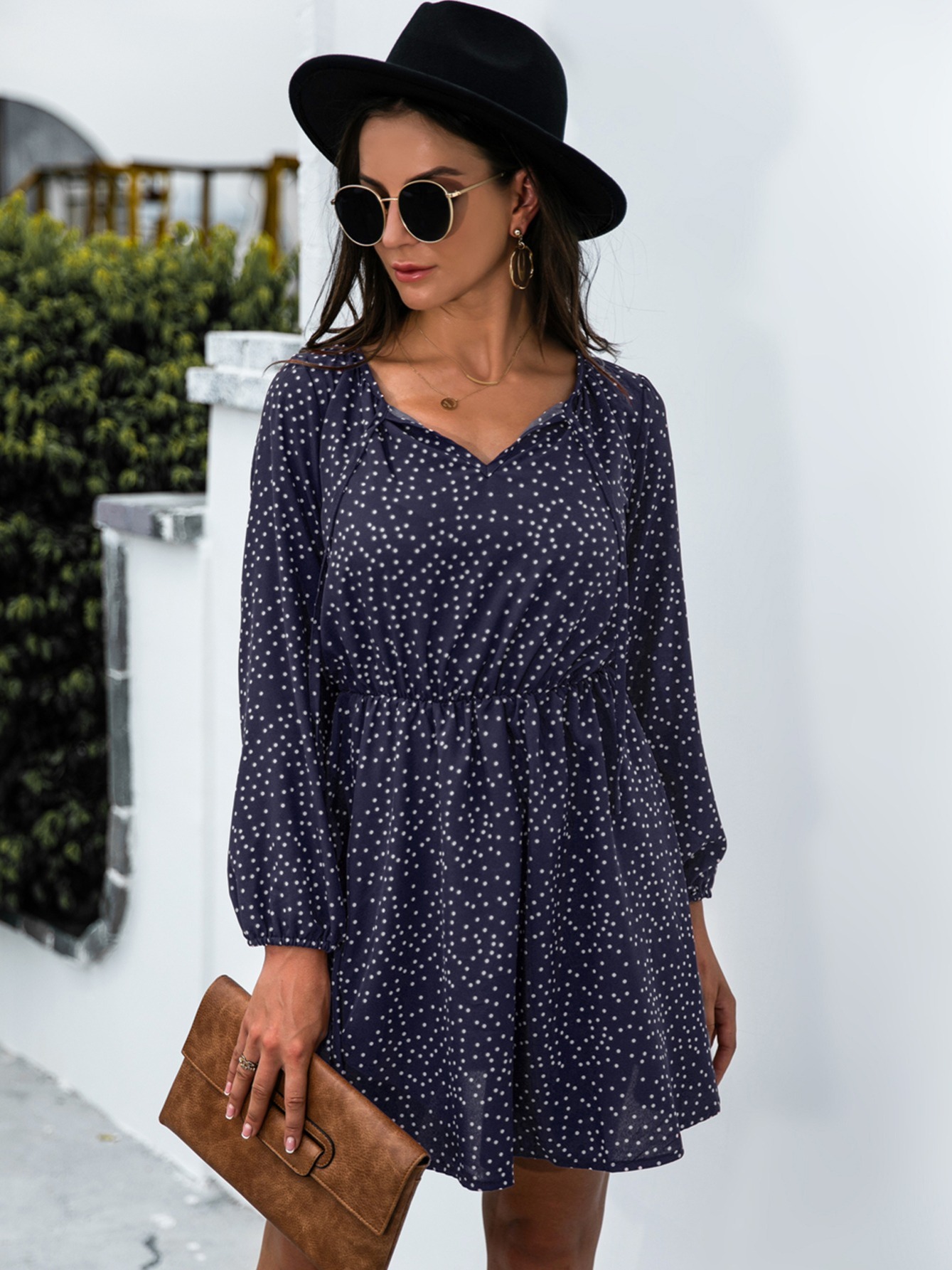 Women's Dresses Polka Dot Lace- Dresses - Temu