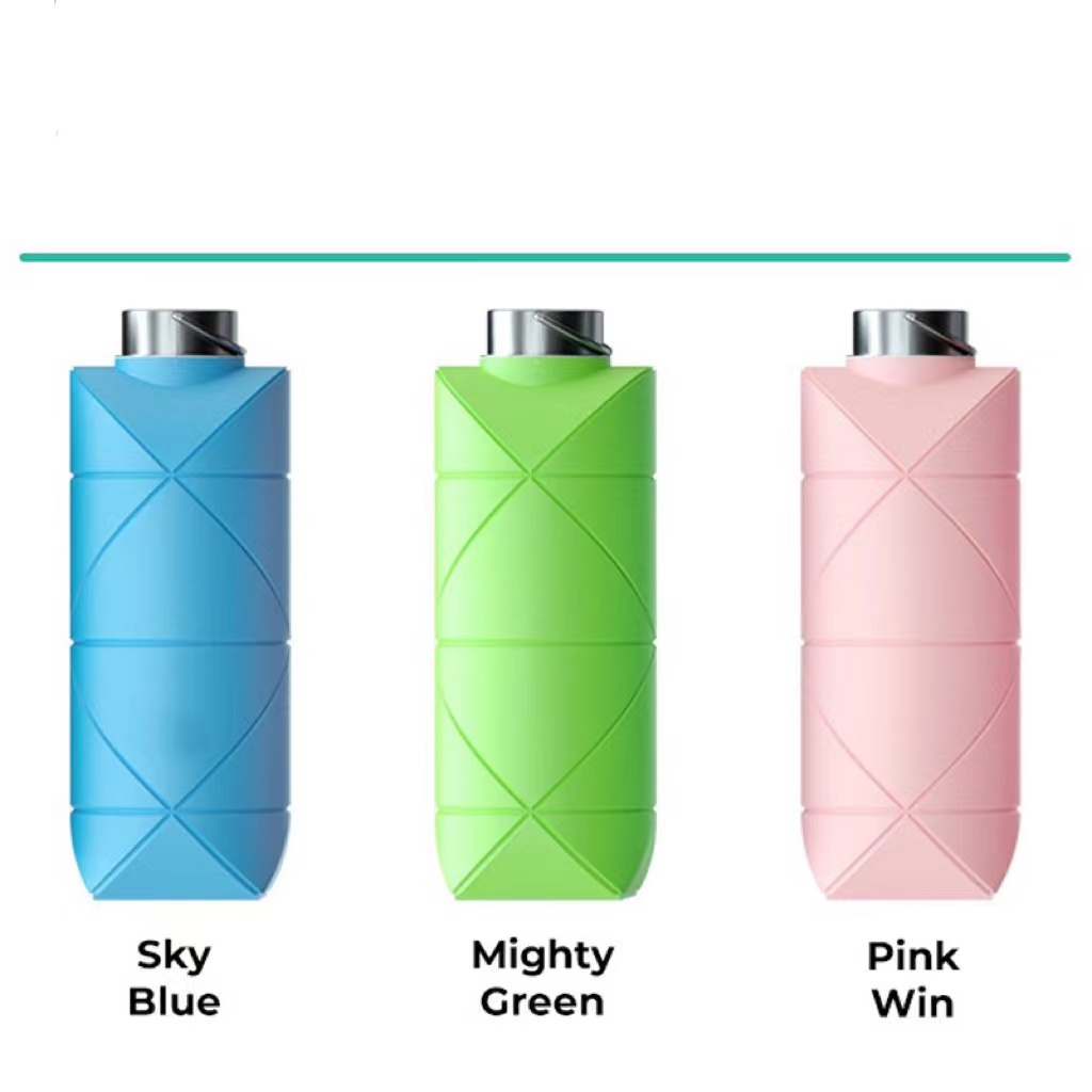 Collapsible Water Bottles Leakproof Valve Reuseable Bpa Free Silicone  Foldable Travel Water Bottle For Gym Camping Hiking Travel Sports  Lightweight Du