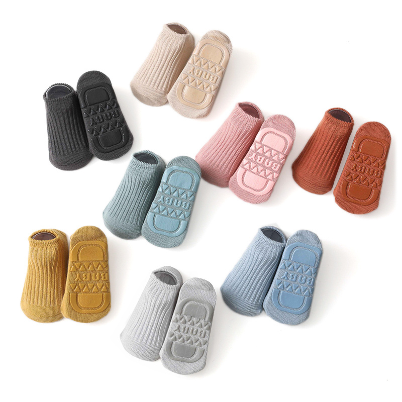 Kids Solid Floor Mat Anti-slip Step Floor Socks