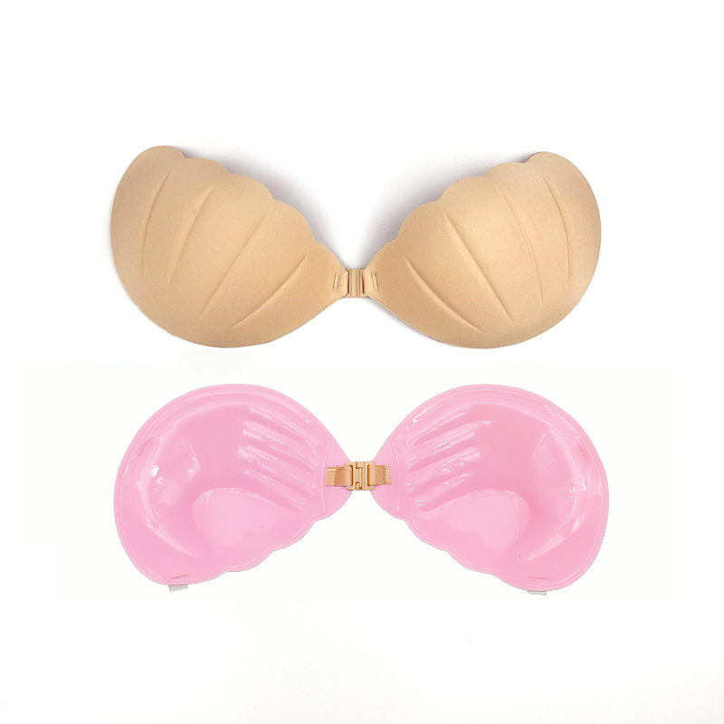 Adhesive Invisible Strapless Bra Reusable Sticky Push Up Bras Women  Underwear 