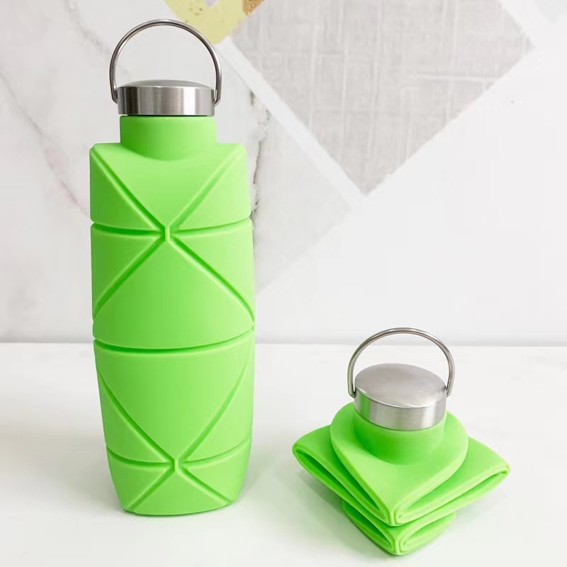 Collapsible Water Bottles Leakproof Valve Reusable Bpa Free