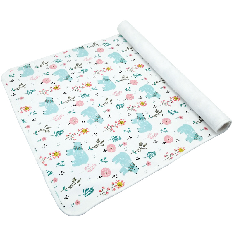 

Mumsbest Infant Baby Diaper Changing Mat: Breathable, Reusable, Waterproof & Bedding Reusable - 19.6x27.5in (50x70cm)