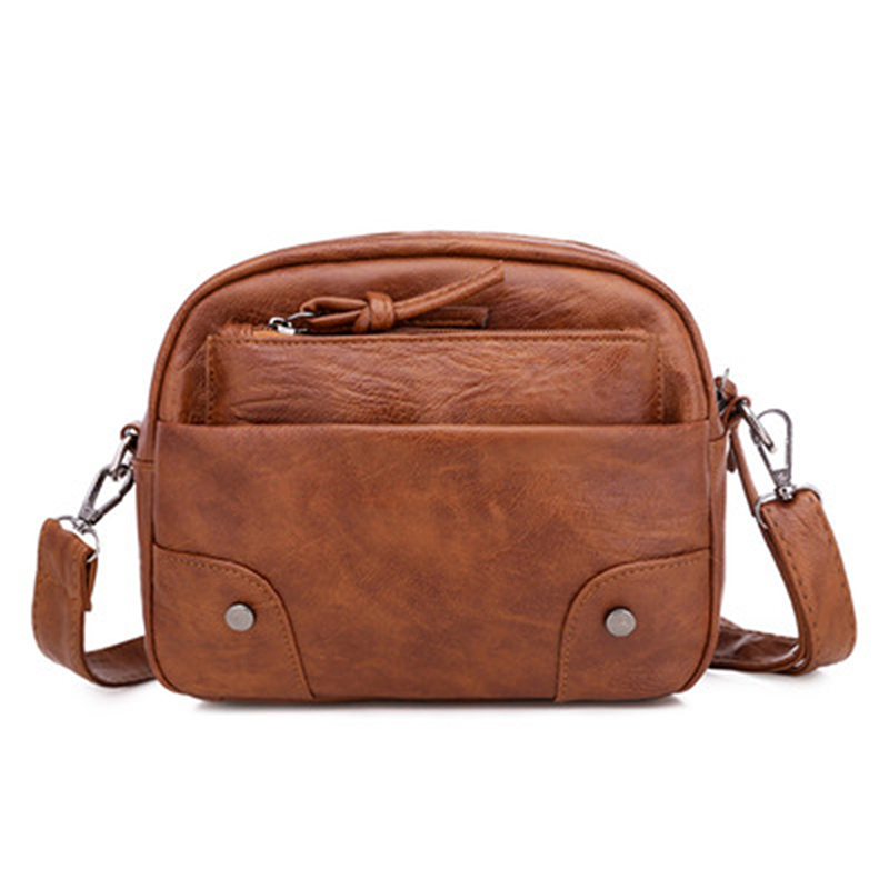 Leather crossbody hotsell bag with compartments