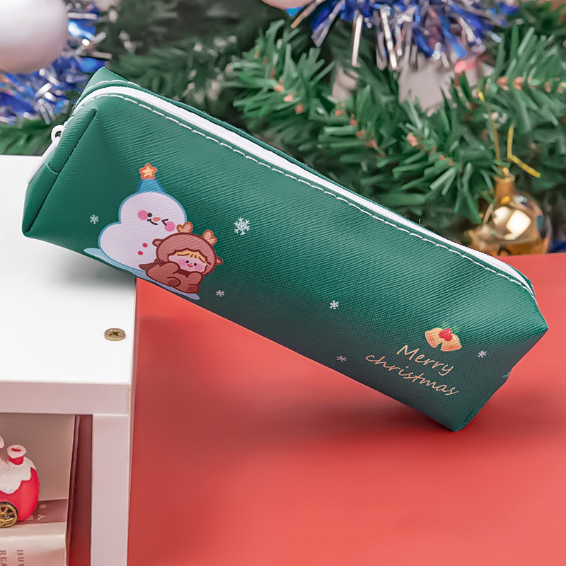 Christmas Pencil Case Simple And Large Capacity Primary - Temu