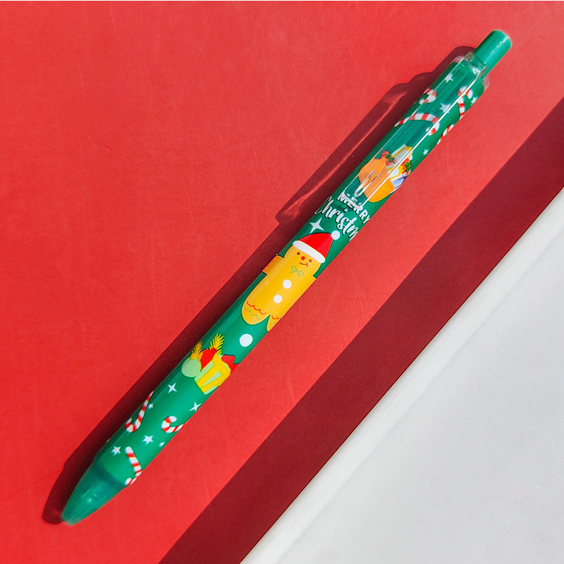0.5mm Cute Cartoon 6/10 Colors Ballpoint Pen Christmas Gift Pen Student  Plastic Pen School Office Supplies - Ballpoint Pens - AliExpress