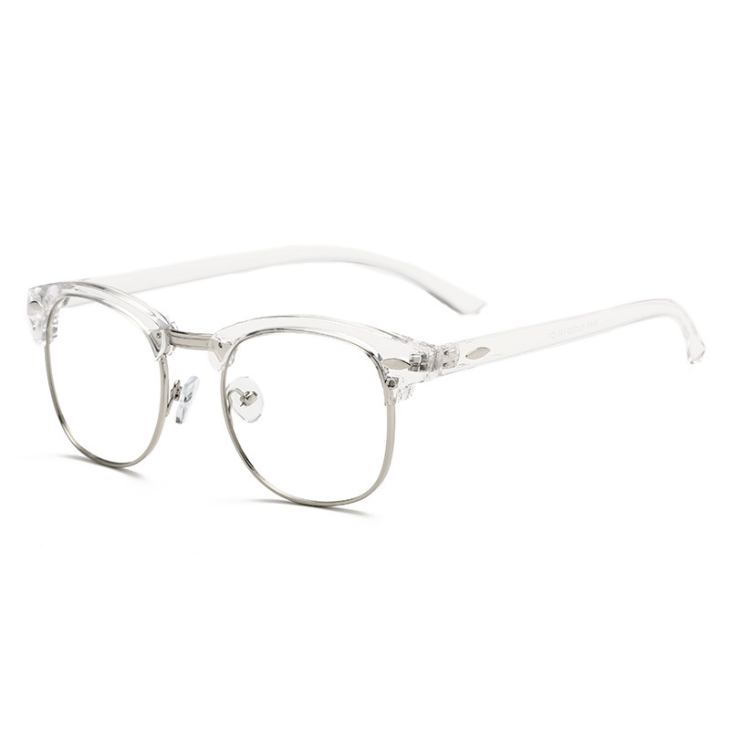 Women's Semi Rimless Light Blocking Glasses Frame