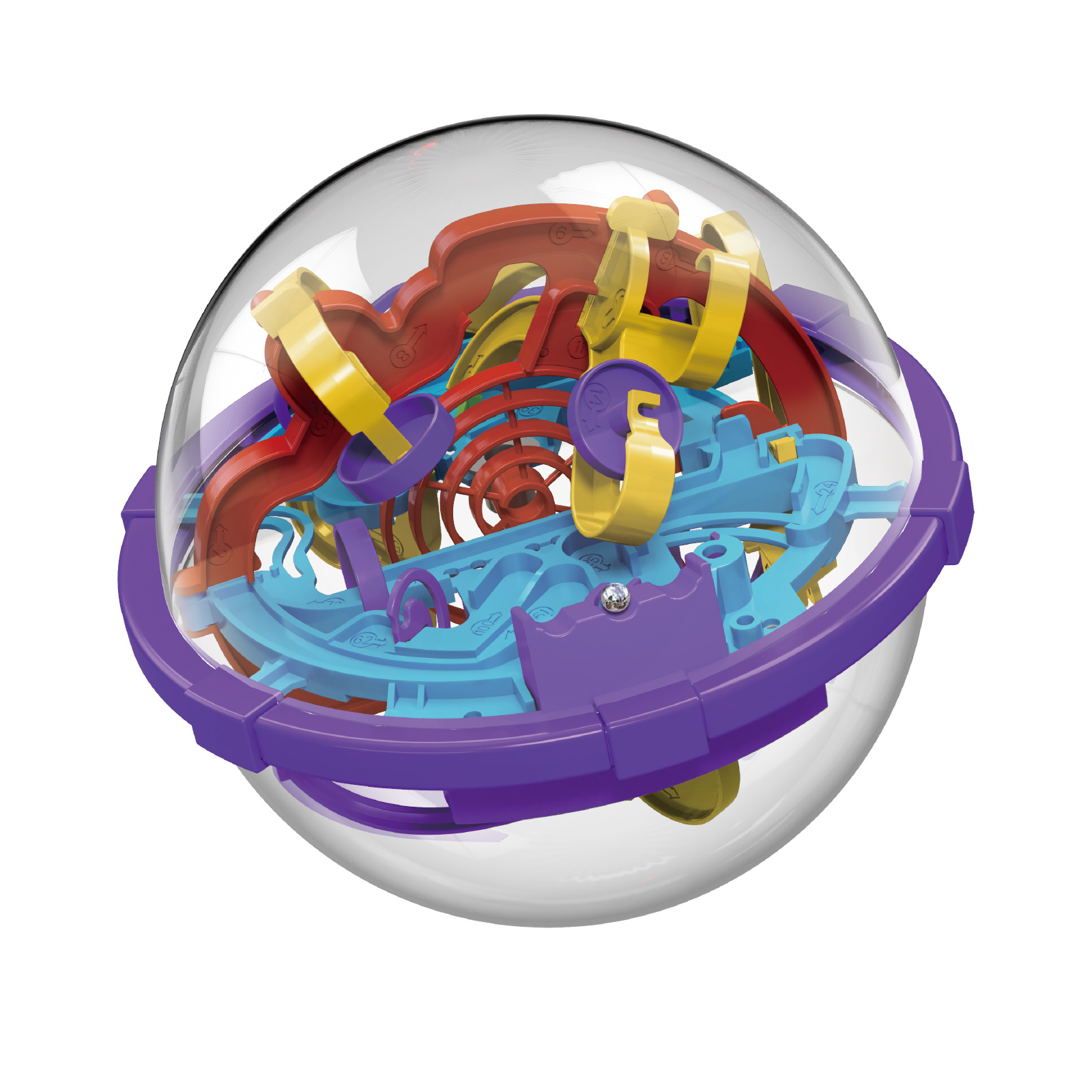 1pcs 3D Puzzle Assembling Ball Education Toys Children Gift 12 Styles  Creative Plastic Mini Multi-color Ball Puzzle Toy