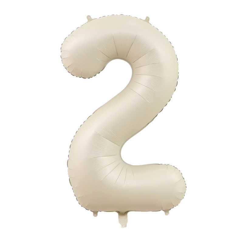 1pc, numero di palloncini color crema 40, accessorio per le vacanze,  forniture per feste di compleanno - Temu Italy