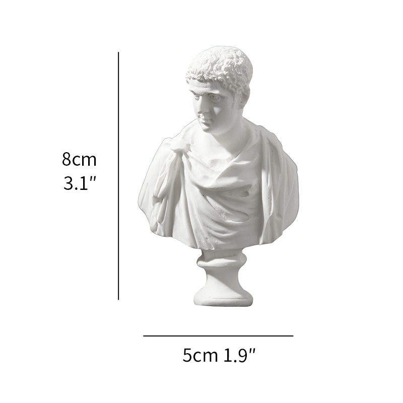 Mini Greek Bust Statue Small Replica Carving Famous Figures - Temu