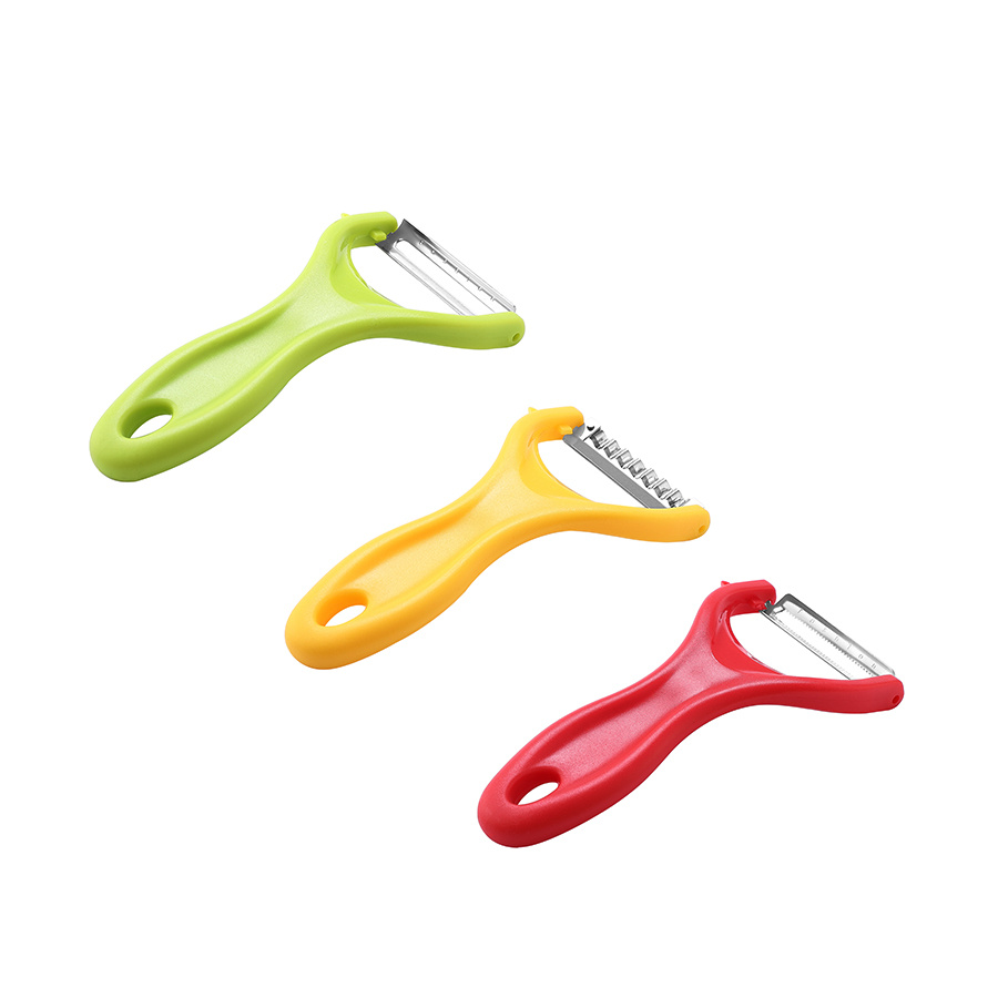 Vegetable Peeler, 3PCS Potato Peelers for kitchen, Straight, Serrated and  Julienne Peelers for Veggie & Fruit, Non-slip handle, Assorted colors