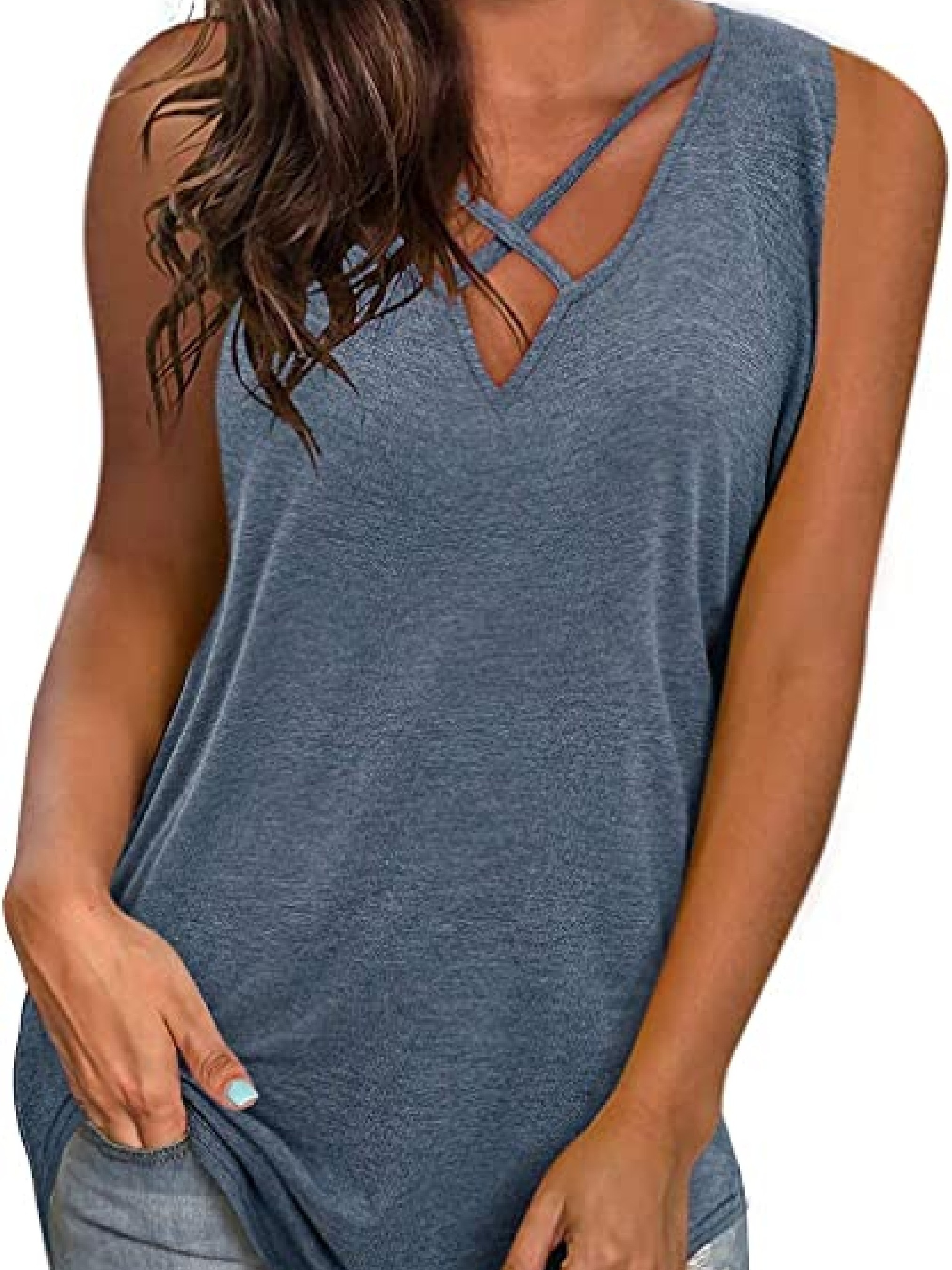 IN EXTENSO Débardeur tricot avec détails ajourés femme pas cher