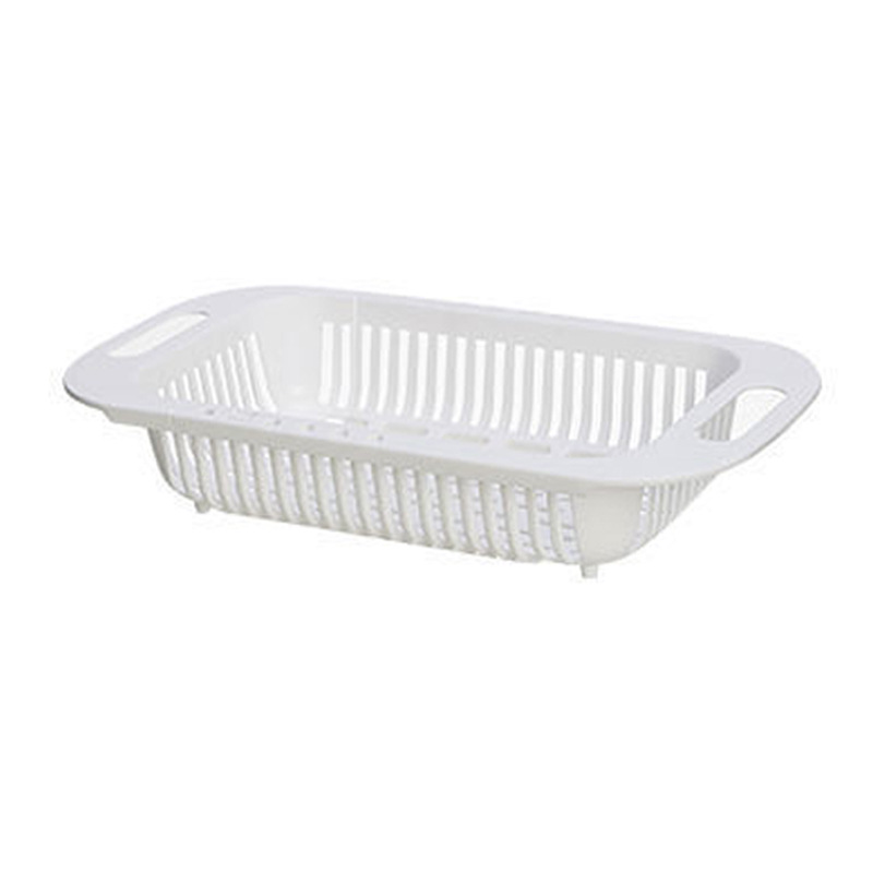 Dropship 1pc Retractable Adjustable Vegetable Drain Basket; Rectangular  Plastic Basket; Household Kitchen Dishwashing And Vegetable Rack; Sink  Drain Basket to Sell Online at a Lower Price