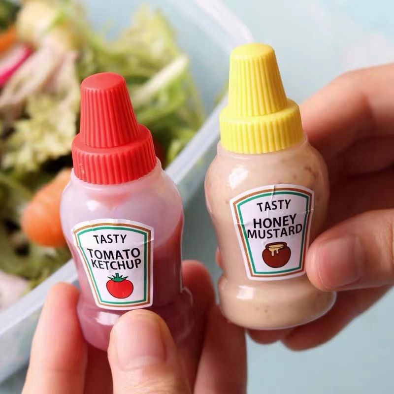Mini Ketchup Bottles Refillable Condiment Squeeze Bottle - Temu