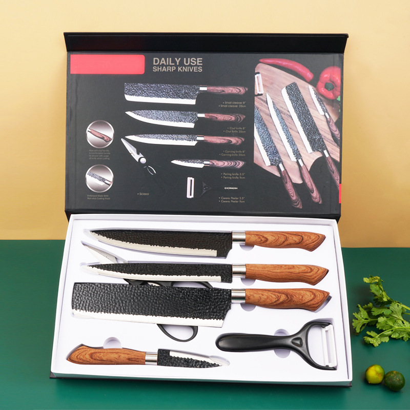 Everwealth Daily Use Stainless Steel 7PCS Knife Set