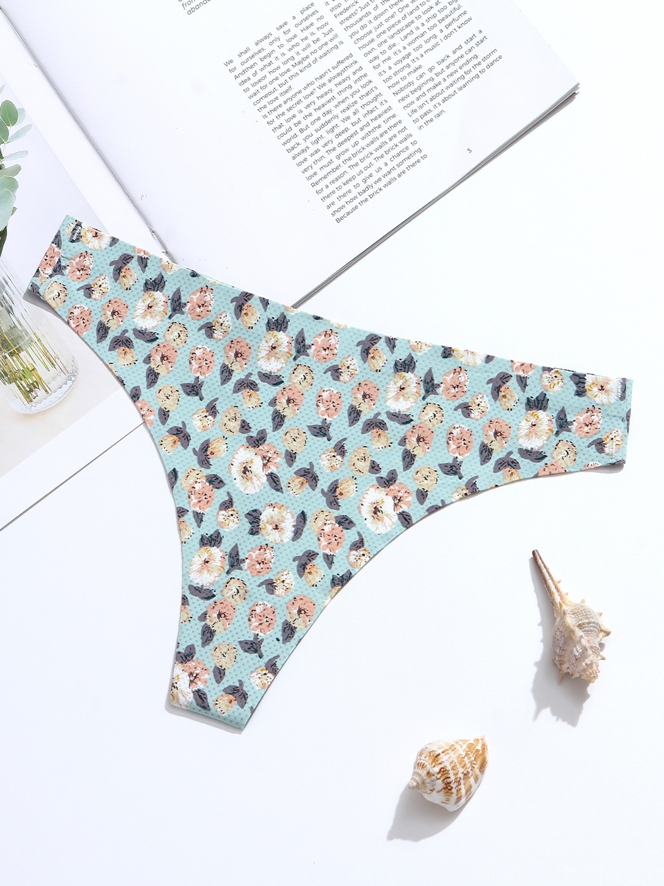 Women's Sexy Cute Thong Panties Seamless Underwear Print - Temu