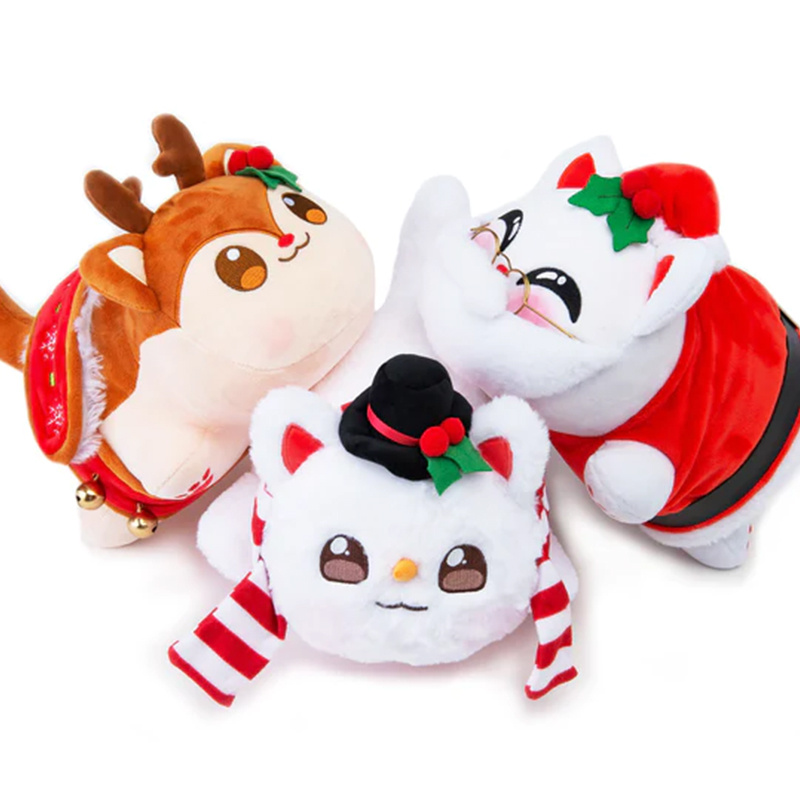 Christmas Meemeows Cat Plush Toy Cute Collection Cats - Temu Canada