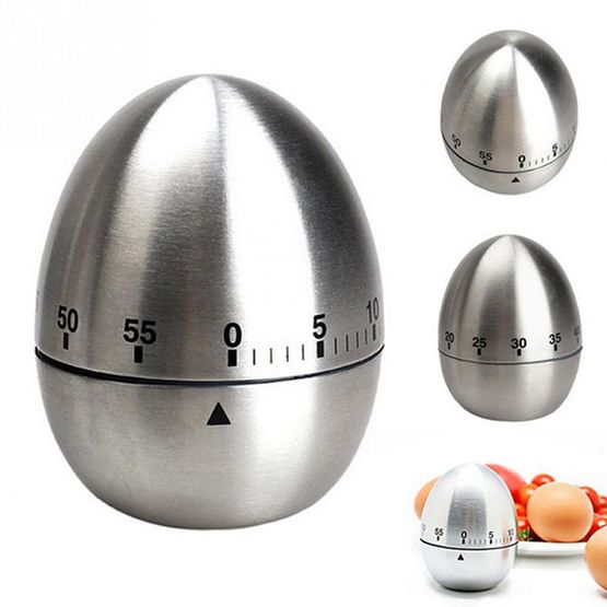 Metal, Egg Apple Countdown Timer, Reminder, 55 Minute Timer, Creative Kitchen Mechanical Timer