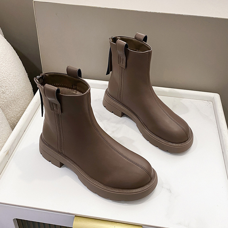 2022 New Black Retro British Style Chelsea Boots Today's Best Daily Deals Temu