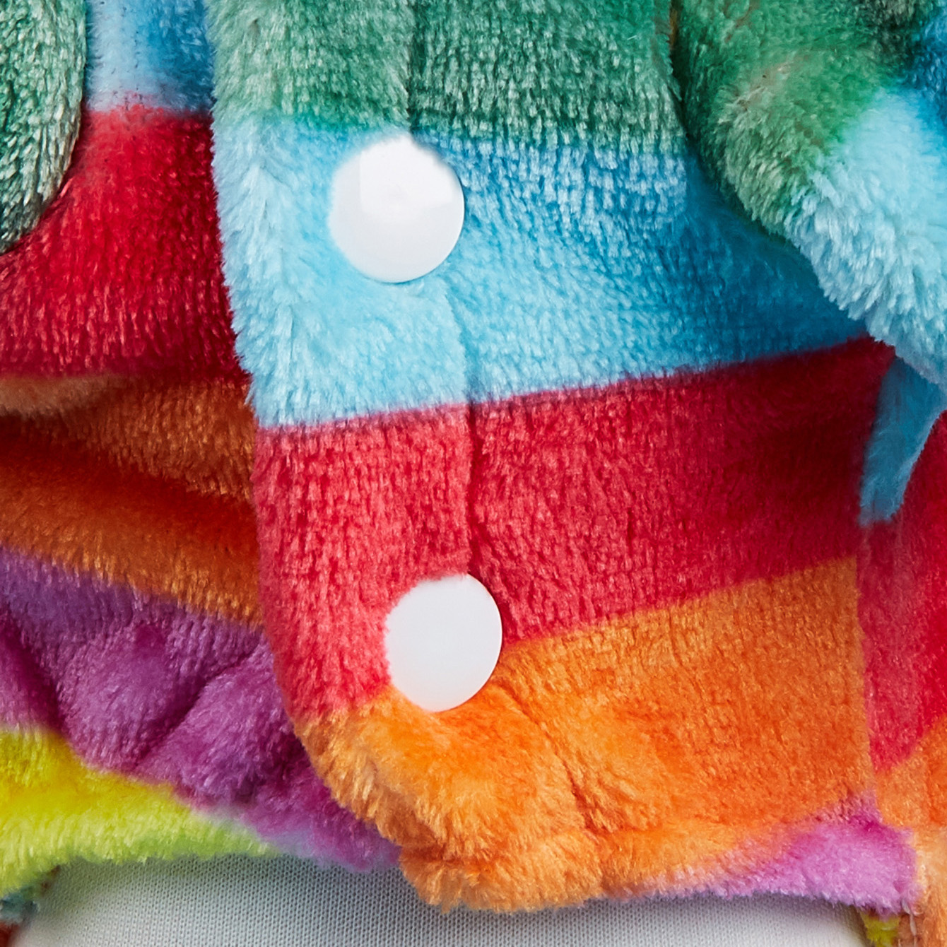 Keep Your Pup Cozy Stylish Rainbow Striped Dog Hoodie Cat Coat Winter