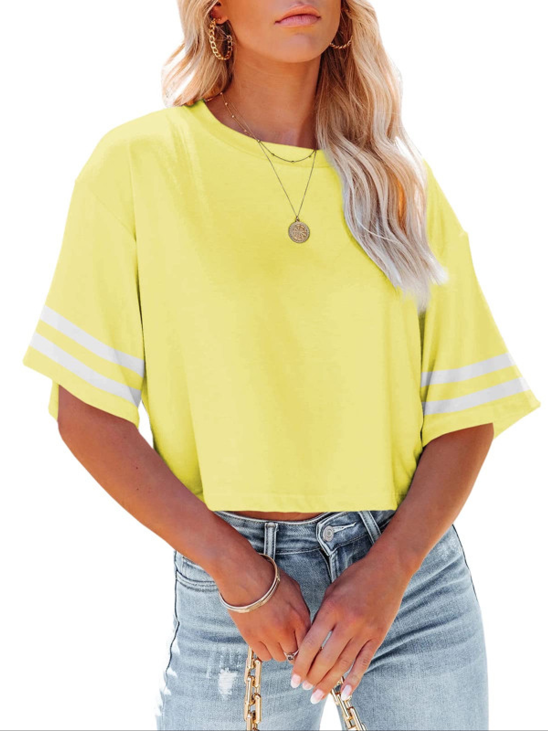 Fashion Ladies Casual Tops T-Shirt Women Summer Loose Top Long