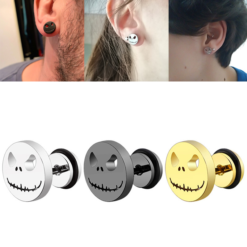 mens halloween earrings