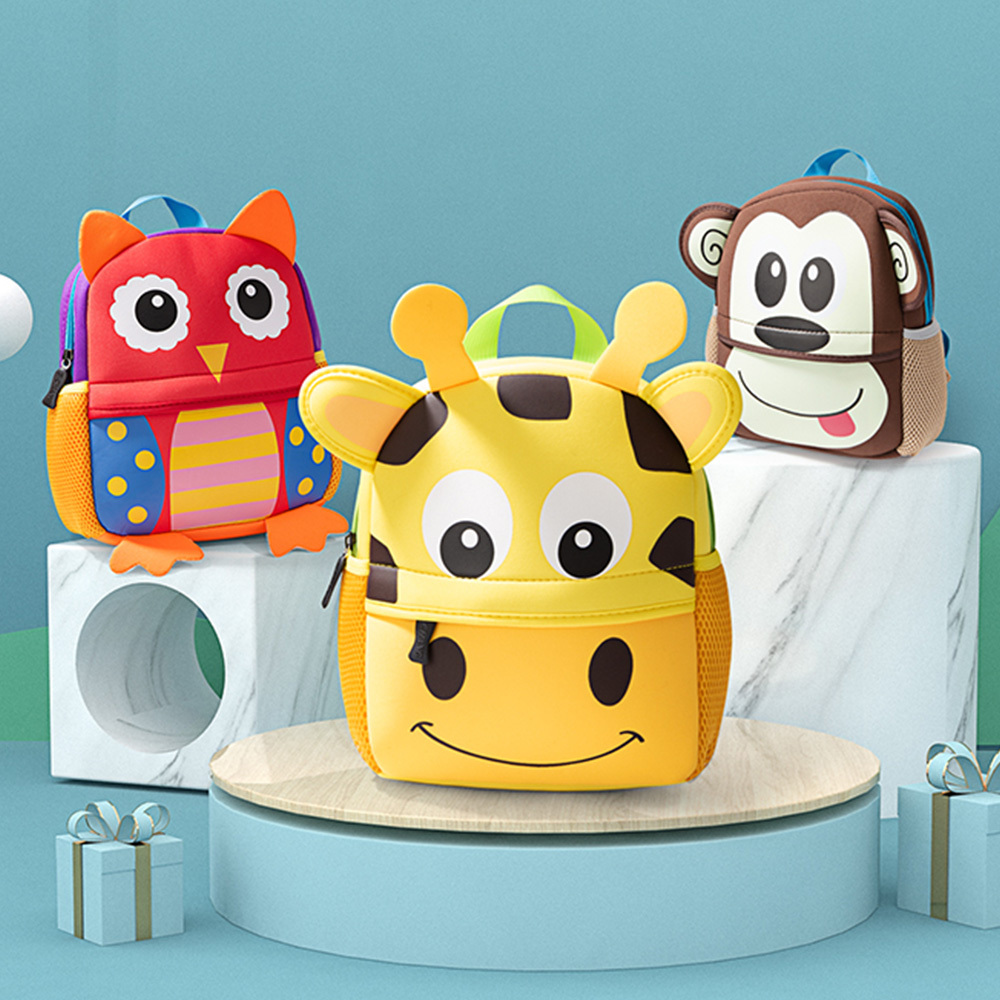 Student Cartoon Animal Schoolbag Kindergarten Backpack