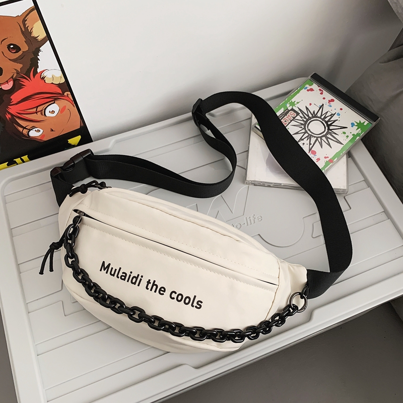 Men's Plaid Lightweight Chest Bag & Shoulder Messenger Bag