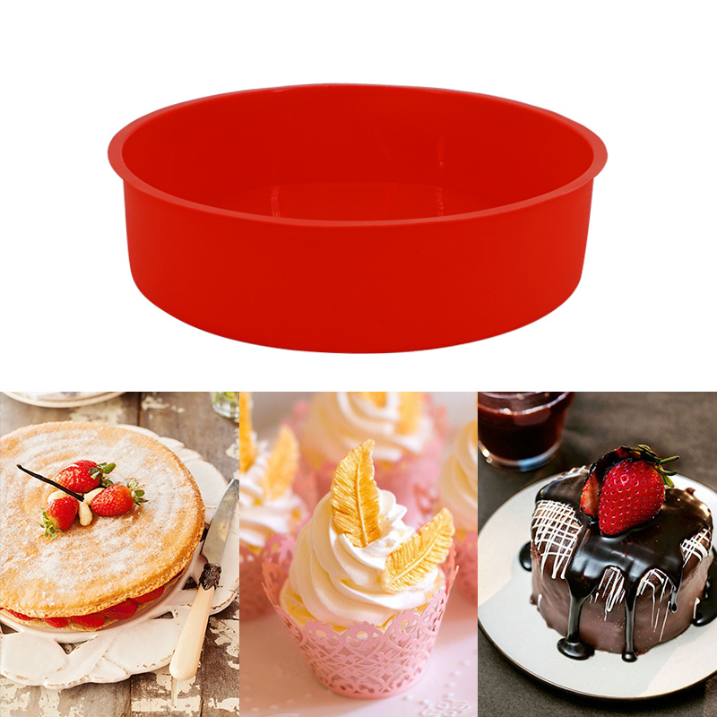 Round Silicone Cake Mold 10 Inch Round Silicone Molds Baking Forms Silicone  Baking Pan For Pastry Cake