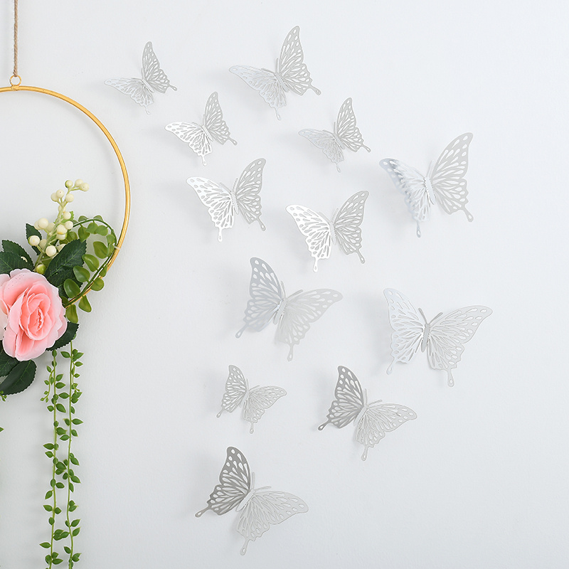 Sticker - 3D Hollow Butterfly Decoration Sticker