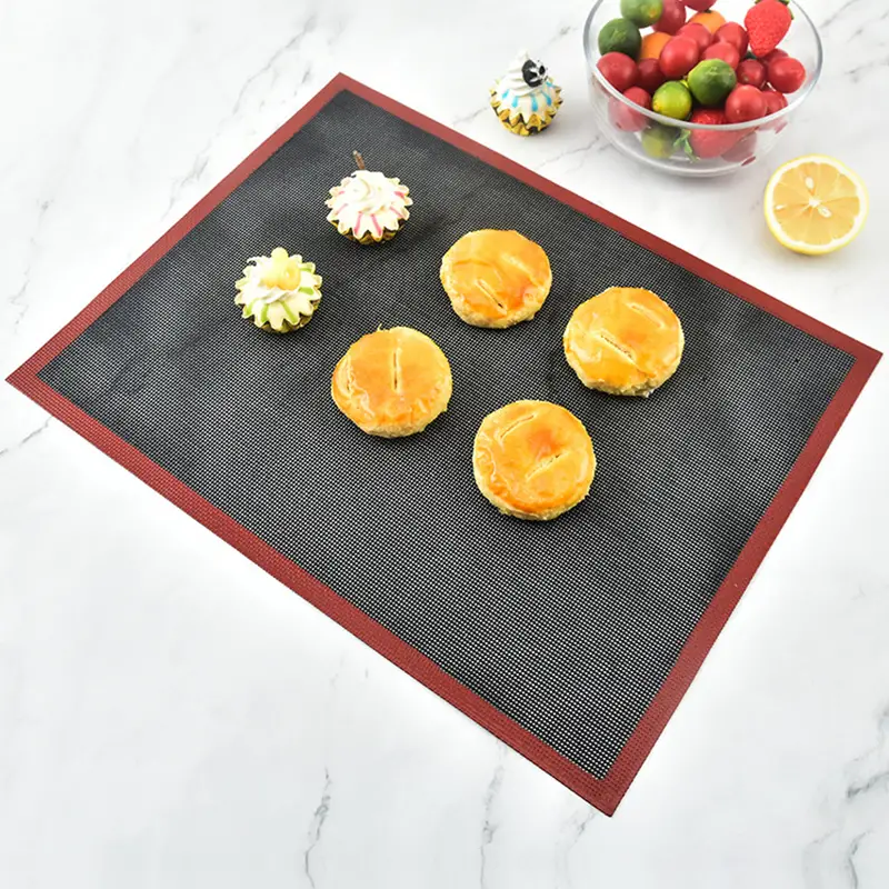 Non-stick Mat Silicone Baking Mat Perforated Steaming Mesh Oven Liner  Hollow Cookie Pad Sheet Bakeware Kitchen Accessories - Temu