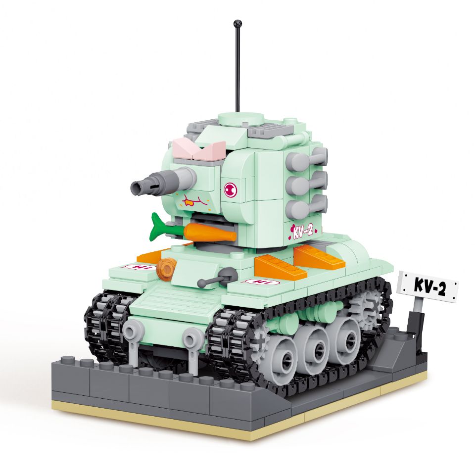 Military Series Kv 2 Tank Building Blocks Assembly Toys Main - Temu
