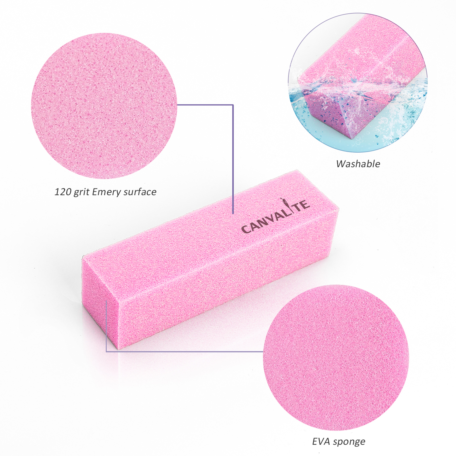 Professional Salon Nail Buffer Block Nail Brush 120 Grit Temu