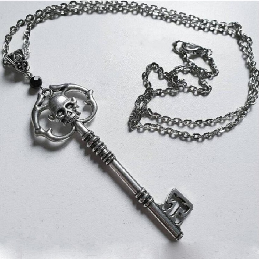 Calavera Key Necklace