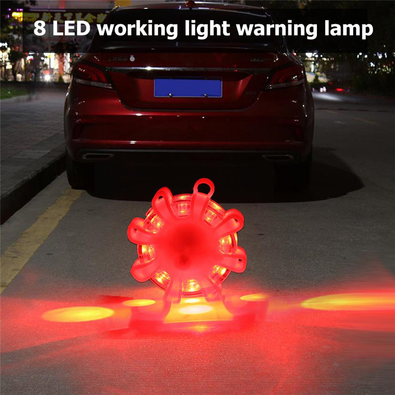 Kaufe LED Notfall Auto Lichter Straße Flares Warnung Nacht Lichter  Straßenrand Disc Leuchtfeuer Rot Blau Led Polizei Straße Led Licht