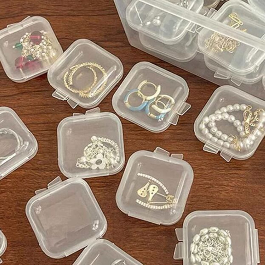 

10pcs Stylish And Secure Earring Storage Box - Perfect For Jewelry Organization And Travel