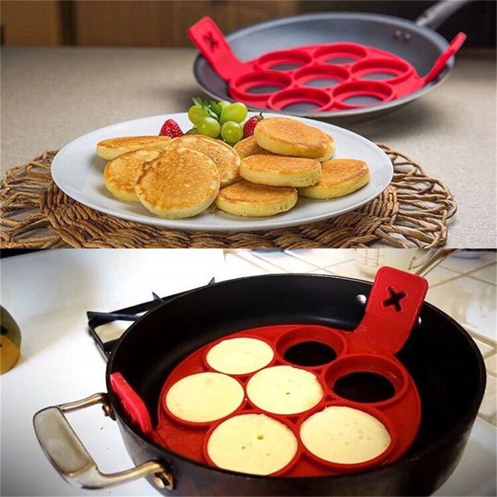 Egg Pancake Ring Nonstick Pancake Maker Mold Silicone Egg - Temu