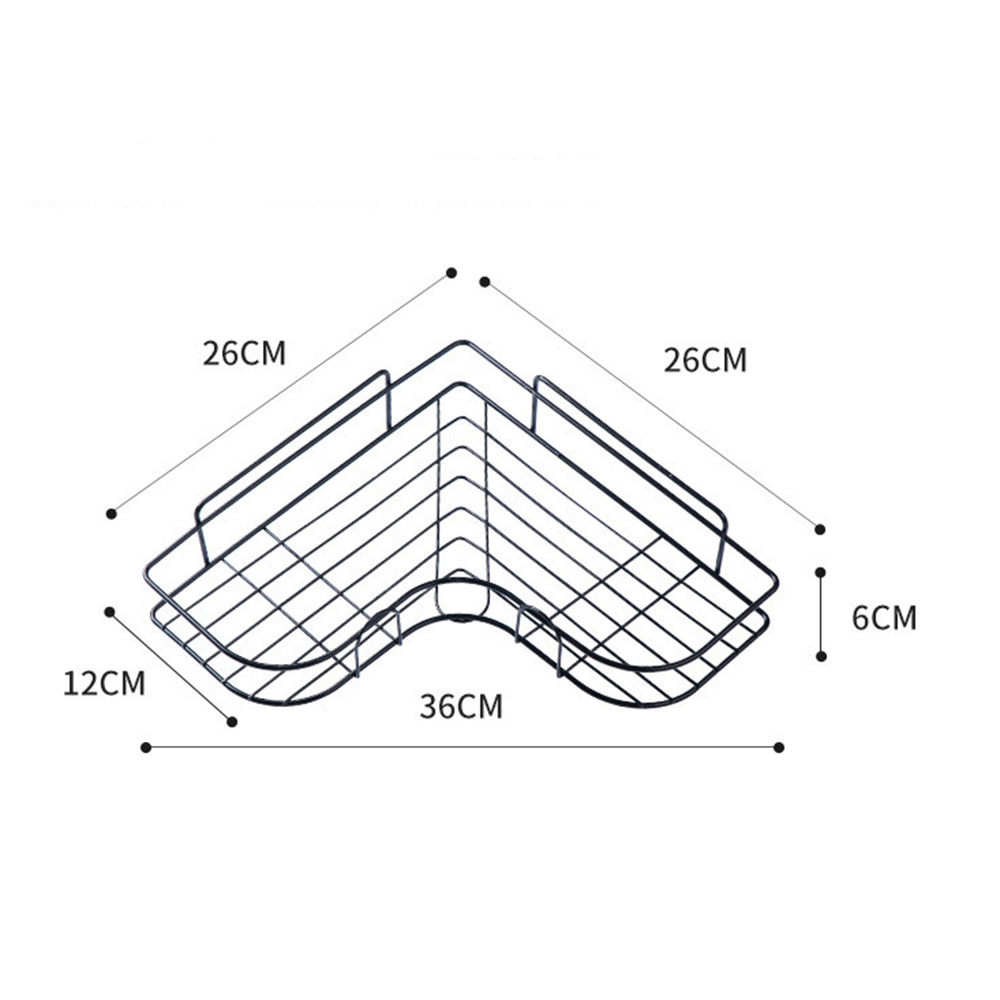 1 pza Repisa Triangular Baño No Requiere Perforaciones - Temu