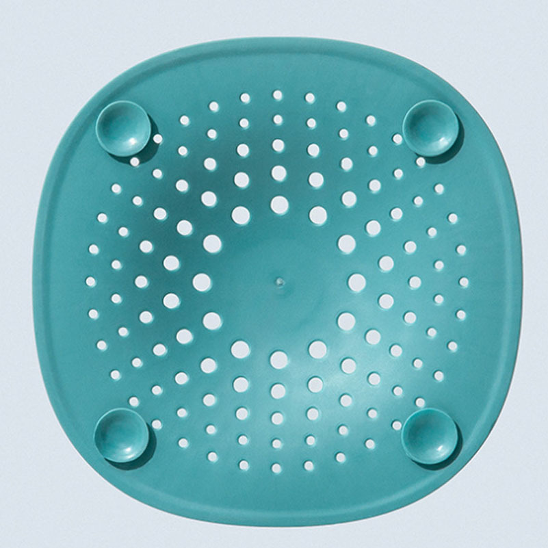 Silicone Shower Drain Hair Catcher Filter Cover Suction Cups
